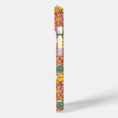 Retro Daisy Smile Pattern Case-Mate iPhone Hülle (Rückseite / Links)