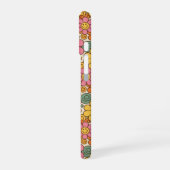 Retro Daisy Smile Pattern iPhone 16 Hülle (Linke Seite)