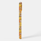 Retro Daisy Smile Pattern iPhone Hülle (Rechte Seite)