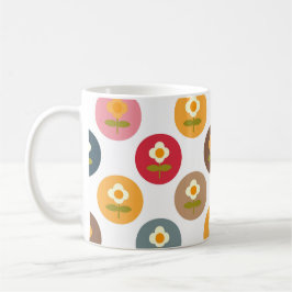 Retro Daisy Teen Girl Coffee Tasse