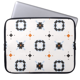 Retro Daisy Vintages Muster Handgezogenes Muster,  Laptopschutzhülle