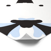 Retro Daisy Vintages Muster Handgezogenes Muster,  Poster (Ecke)