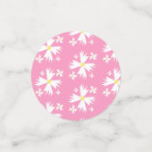 Retro Daisy Way Two Groovy Rainbow Party Konfetti (Klein Vorderseite)