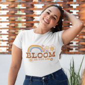 Retro Daisy zitieren Bloom, wie Sie sind T-Shirt