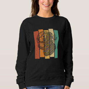 Retro Dalmatiner Haustier - Hundezucht Vintager Mo Sweatshirt