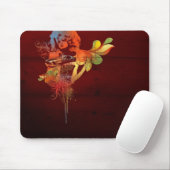 Retro Dame Mousepad (Mit Mouse)