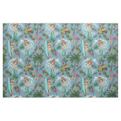 Retro-Dame-Surfmuster Stoff (Fat Quarter (45,7 x 55,9 cm))