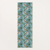 Retro-Dame-Surfmuster Yogamatte (Rückseite)