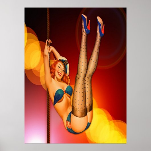 Retro Dance Entertainer Poster (Vorne)