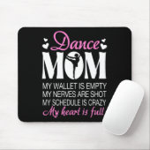 Retro Dance Mama Funny Dancing Mama of a Dancer Mo Mousepad (Mit Mouse)