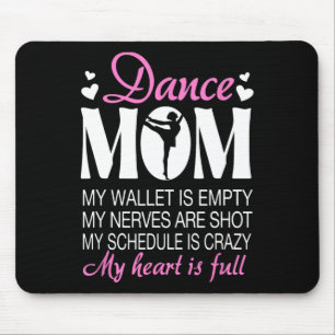 Retro Dance Mama Funny Dancing Mama of a Dancer Mo Mousepad