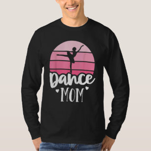 Retro Dance Mama Vintag Pink Ballerina Shirt Balle