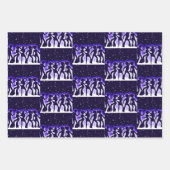 Retro Dance Party Collection Geschenkpapier Set (Vorderseite 2)