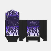 Retro Dance Party Lila Zelt Geschenkschachtel (Ungefaltet)