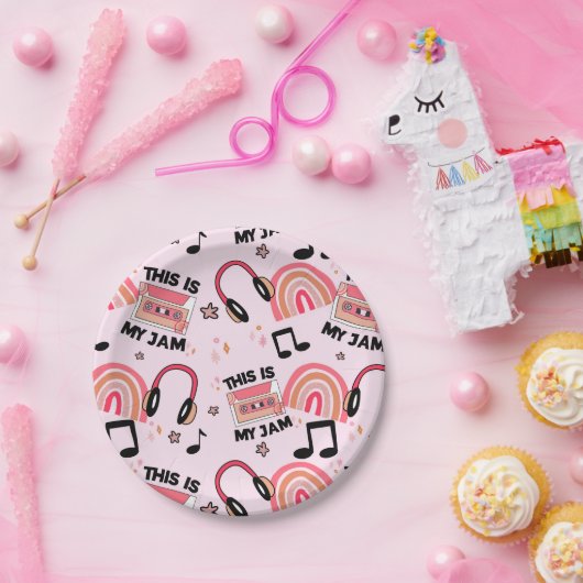 Retro Dance Party Music Pattern Paper Teller (Party)