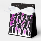 Retro Dance Party Rosa Zelt Geschenkschachtel (Vorderseite)