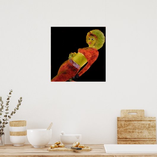 RETRO DANCER POSTER (Küche)