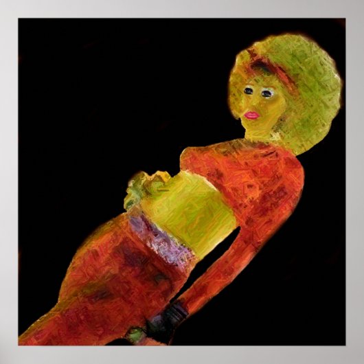 RETRO DANCER POSTER (Vorne)