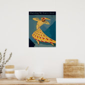 Retro Dancer, Poster (Küche)