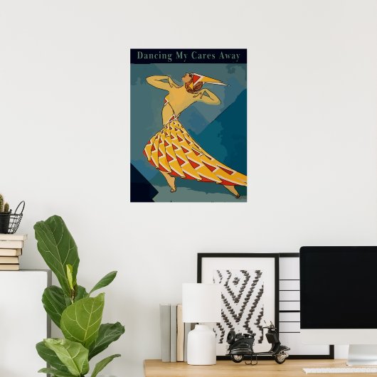 Retro Dancer, Poster (Heimbüro)