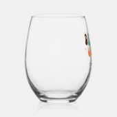 Retro Dancing Queens Disco Junggeselinnen-Abschied Weinglas Ohne Stiel (Rechts)