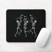 Retro Dancing Skeletts Dackel Niedlich Halloween D Mousepad (Mit Mouse)