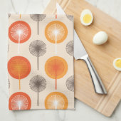 Retro Dandelion Floral Pattern Küchentücher (Viertel Falte)