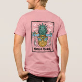 Retro Dania Beach Florida Tri-Blend Shirt (Rückseite)