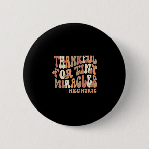 Retro Dankbar Für Kleine Wunder Erntedankfest Nicu Button