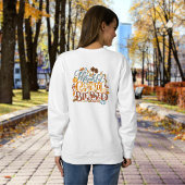 Retro Dankbarkeit gesegnet Typografy Nurse Sweatshirt