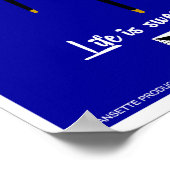 Retro Dansette Record Player Pop Art Poster (Ecke)