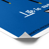 Retro Dansette Record Player Pop Art Poster (Ecke)