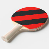 Retro Dark Three Bold Stripes Tischtennis Schläger (Vorderseite)