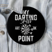 Retro Dartboard 180 für Men Dart Players Button (Beispiel)