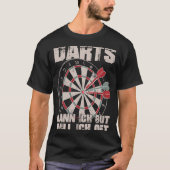 Retro Dartboard 180 für Men Dart Players T-Shirt (Vorderseite)