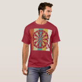 Retro DARTSCHEIBE T-Shirt (Vorne ganz)
