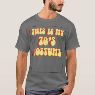 Retro Das ist mein 70er Kostüm Funny Groovy Peace  T-Shirt