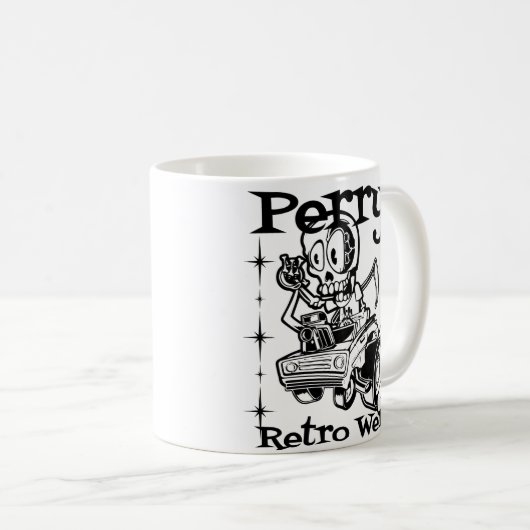 Retro das Werks des Perrys Tasse (VorderseiteRechts)