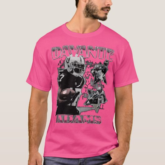 Retro Davante Adams T-Shirt (Vorderseite)