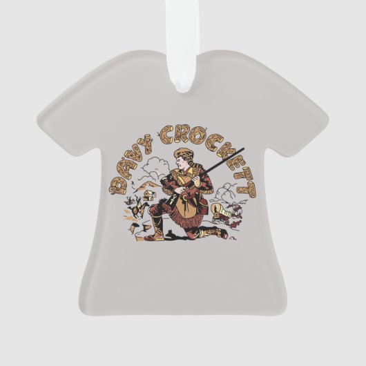 Retro Davy Crockett Ornament (Rückseite)