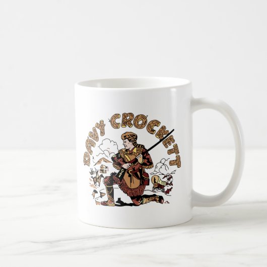 Retro Davy Crockett Tasse (Rechts)