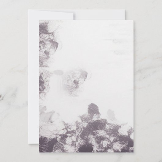 Retro Day of the Dead & Haunting Halloween-Party Einladung (Rückseite)