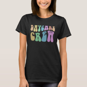 Retro DAYCARE CREW Kleinkind Teacher Squad Gruscha T-Shirt