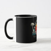 Retro Daytona Beach Surfing Tasse (Links)