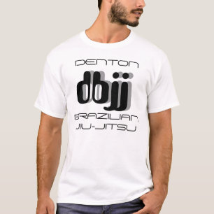 Retro DBJJ- Weiß T-Shirt