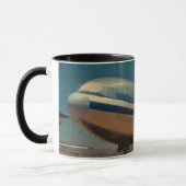 Retro DC10 Airliner Kaffee Tasse (Links)