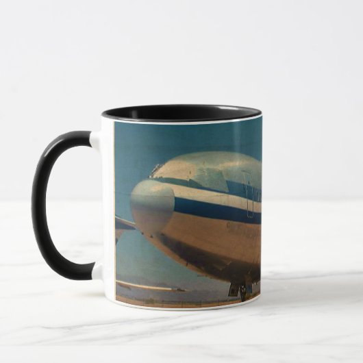 Retro DC10 Airliner Kaffee Tasse (Links)