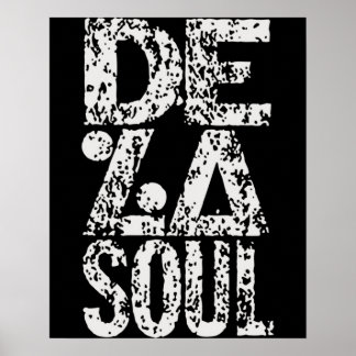 Retro De La Soul Coole Musikgeschenke für Fan Poster