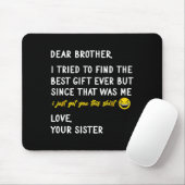 Retro Dear Brother I Tried To Find The Mousepad (Mit Mouse)