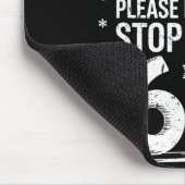 Retro Dear Santa Please Make Them Stop Saying 6-7 Mousepad (Ecke)